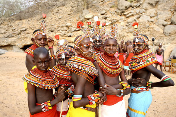 Sasaab Lodge - Samburu Girls -4
